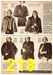 1952 Sears Fall Winter Catalog, Page 218