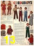 1950 Sears Fall Winter Catalog, Page 13