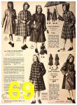 1949 Sears Fall Winter Catalog, Page 69