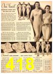 1952 Sears Fall Winter Catalog, Page 418