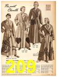 1951 Sears Fall Winter Catalog, Page 209