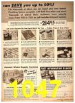 1951 Sears Fall Winter Catalog, Page 1047
