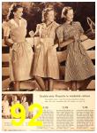 1943 Sears Spring Summer Catalog, Page 92