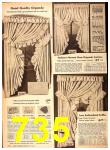 1952 Sears Fall Winter Catalog, Page 735