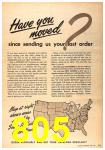 1955 Sears Fall Winter Catalog, Page 805
