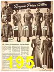 1949 Sears Fall Winter Catalog, Page 195
