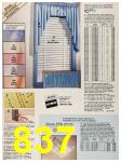 1987 Sears Fall Winter Catalog, Page 837