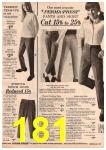 1969 Sears Winter Catalog, Page 181