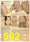 1956 Sears Spring Summer Catalog, Page 502