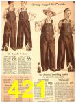 1943 Sears Spring Summer Catalog, Page 421
