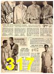 1950 Sears Spring Summer Catalog, Page 317