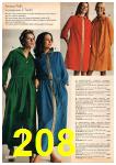 1971 JCPenney Fall Winter Catalog, Page 208