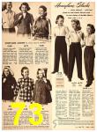 1950 Sears Fall Winter Catalog, Page 73