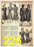 1940 Sears Spring Summer Catalog, Page 225