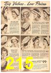1951 Sears Spring Summer Catalog, Page 215