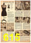 1952 Sears Fall Winter Catalog, Page 615