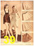 1945 Sears Spring Summer Catalog, Page 39