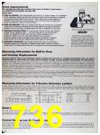 1985 Sears Fall Winter Catalog, Page 736