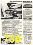 1981 Sears Fall Winter Catalog, Page 736