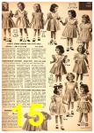 1951 Sears Spring Summer Catalog, Page 15
