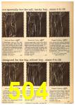 1962 Sears Fall Winter Catalog, Page 504