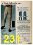1965 Sears Fall Winter Catalog, Page 231